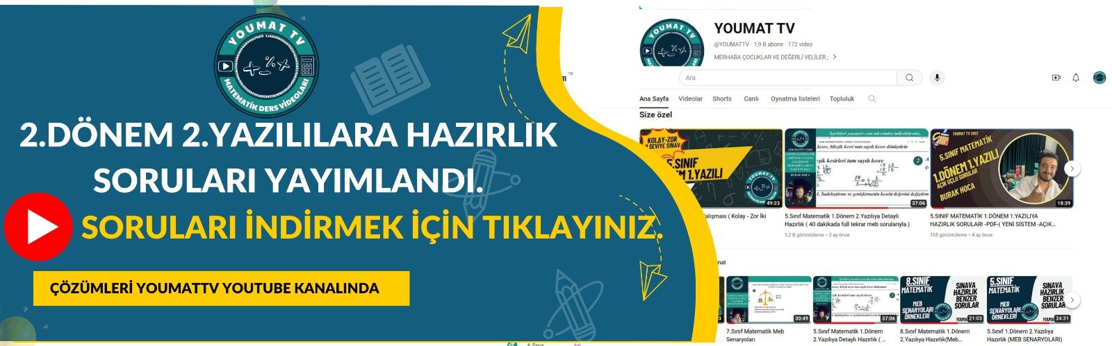 Youmattv Güncel Soru Bankası, Matematik Soru Bankası